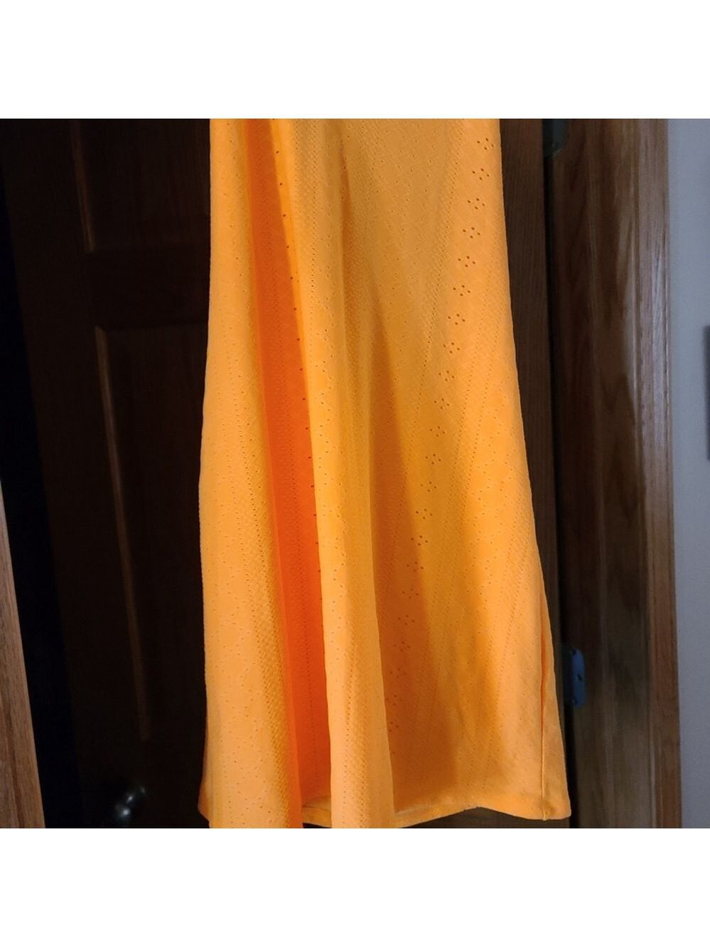 NWT Women's M wild fable sundress/beach lined dress, vibrant orange - Picture 9 of 11